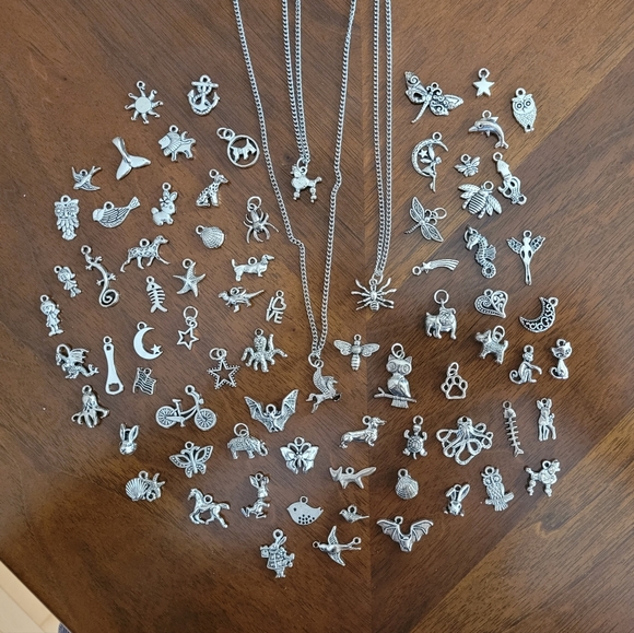 4/20$ [NEW] Custom Necklace with Silver Charm - Picture 1 of 3